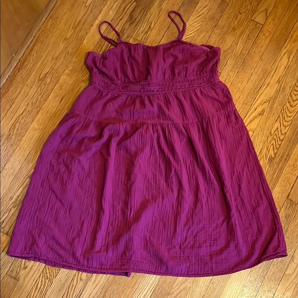 Old Navy XXL Pink Spaghetti Strap Sundress w/ smocking & pockets! - Picture 3 of 12